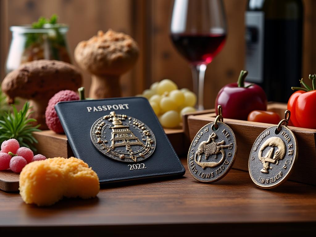Accessori viaggio tema gastronomico