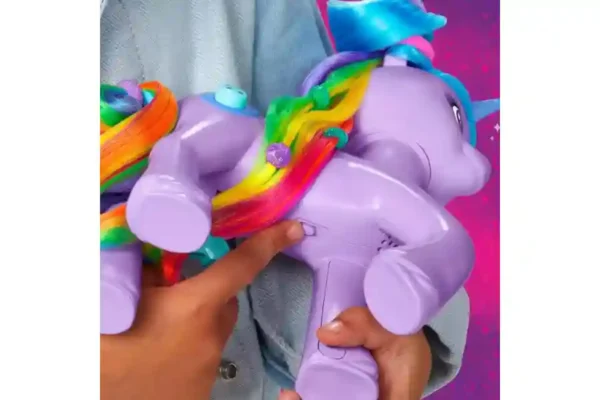 Botón en estómago de My little pony