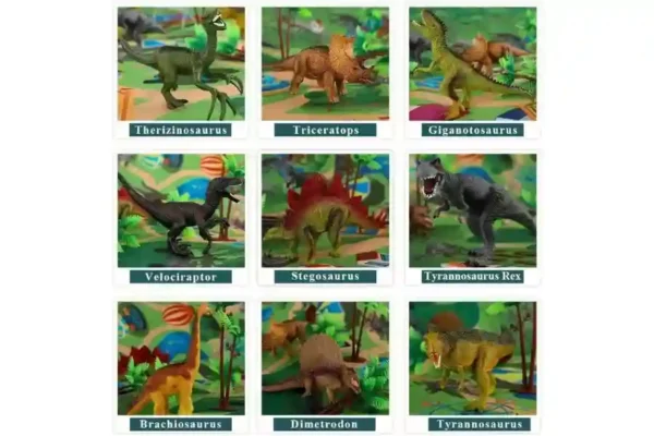 Los diferentes dinosaurios