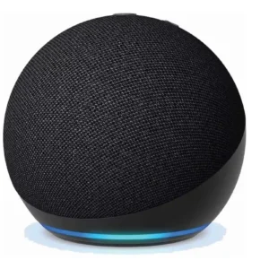 Amazon Echo Dot 5th Gen con asistente virtual Alexa negro 110V240V color negro