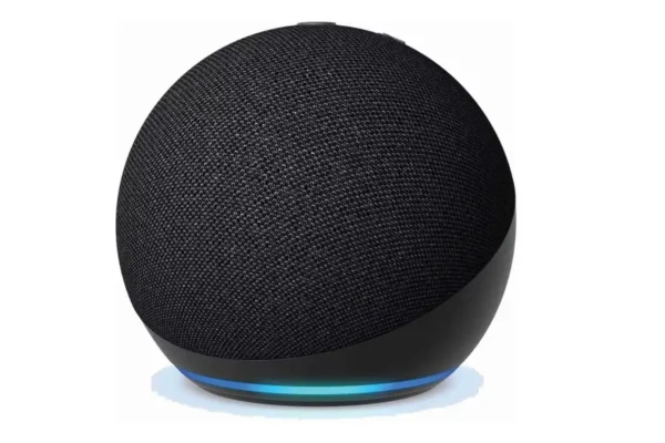 Amazon Echo Dot 5th Gen con asistente virtual Alexa negro 110V240V color negro